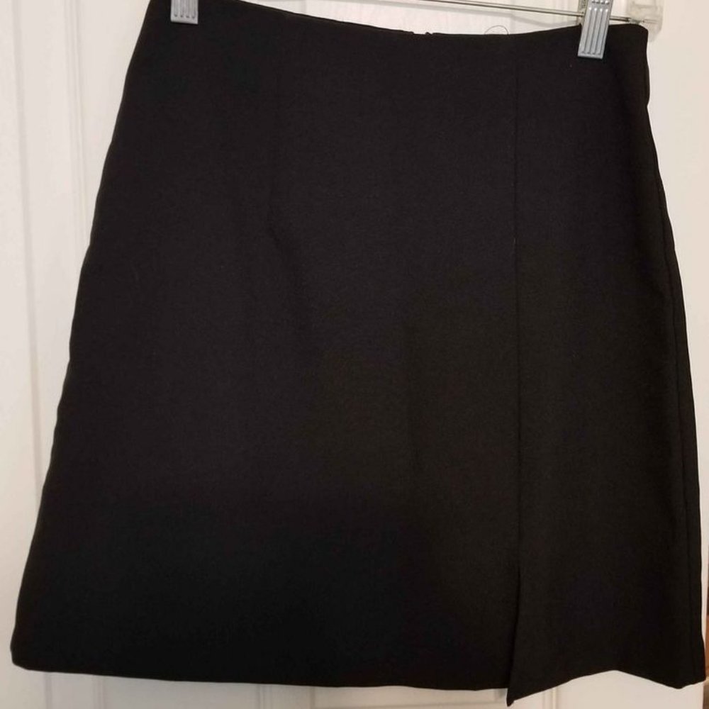 B'Time Black Pencil Skirt with Slit Size 3/4